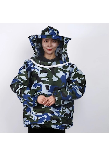 Katlanabilir Arıcılık Takım Elbise Ceket Peçe Seti Çift