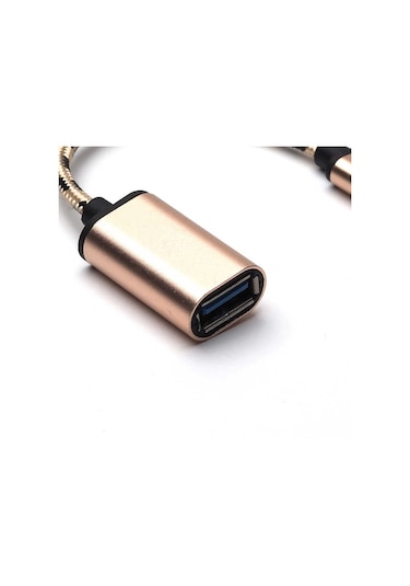 Ariatech Siyah Kablolu Metal Type-c Otg