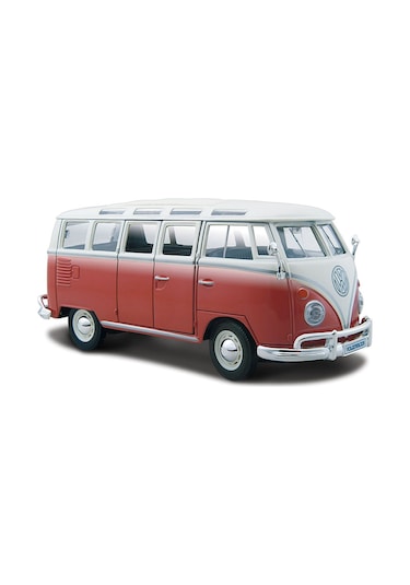 Maisto 1/25 Volkswagen Van Samba Model Araba Kırmızı