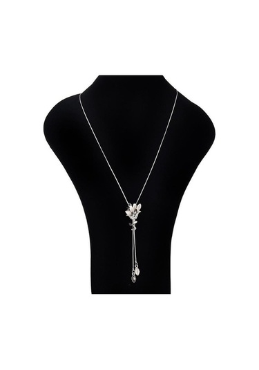 Dancemonkey Ve Uzun Takı Püskül Mizaç Kore Kolye Kolye Kolye Kazak Gri Elbise Beyaz Bayan Aksesuarları To Çok Renkli