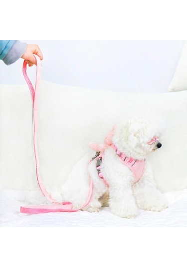 Evcil Hayvan Peluş Ayıcıklı Göğüs Gezdirme Tasması Set