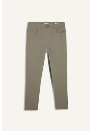 Defacto Slim Fit Dar Kesim Dar Paça Pantolon B2089ax25aukh465 Haki Defacto Slim Fit Dar Kesim Dar Paça Pantolon B2089ax25aukh465 Haki