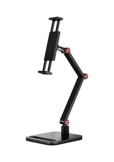 Gajeena Siyah Üç Bölmeli, 360 Derece Dönebilen, Masa Üstü Klemli, Kolay Kurulumlu, Taşınabilir Tablet/monitör Tutucu - Ev Ofisi Ve Oyun İçin Uygun