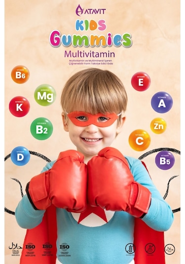 Atavit Kids Multivitamin 60 Gummies 3 Adet