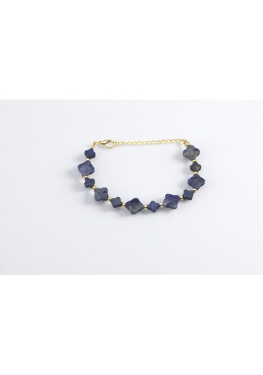 Lapis Lazuli Kadın Bileklik Solunum Desteği Tansiyon Dengesi