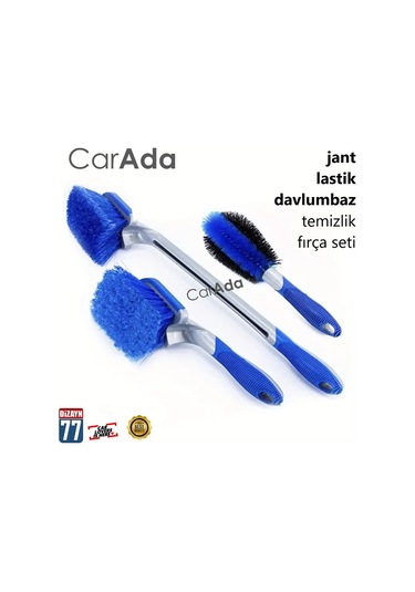 Jant, Lastik, Davlumbaz Temizlik Fırça Seti