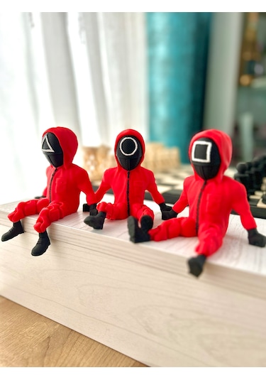 Squid Game Figürü 3'lü Set - 10 Cm