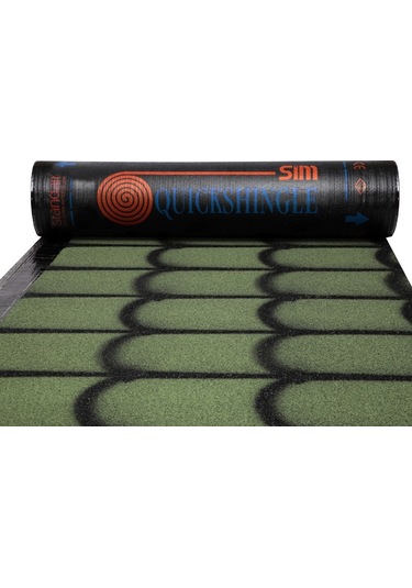 Quick Shingle - Alaturka Kiremit Desenli Membran (Yeşil)