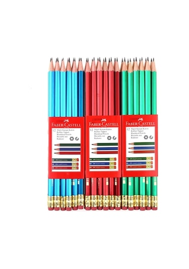 Supertrend Mercanlı Silgili Kurşun Kalem 12 Adet