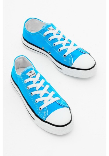 Rahat Kalip Bağcıklı Çocuk Unisex Bebe Mavisi Spor Ayakkabı Tbh1427 Bebe Mavisi