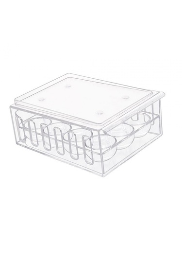 Suntek Kulplu Yumurta Taze Saklama Kutusu Buzdolabı 12-ızgara 12 Izgara