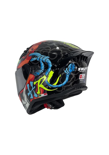 Kask Sway Sw 869 Hero Full Face Çok Renkli