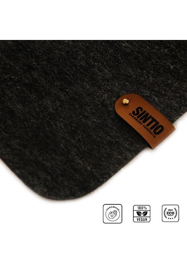 Sintio 50x100 Kaydırmaz Taban İlavesiz Keçe Mousepad Antrasit