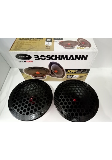 Boschmann 20cm Midrange - 800w 100RMS Kurşun Göbek Midrange Hopar