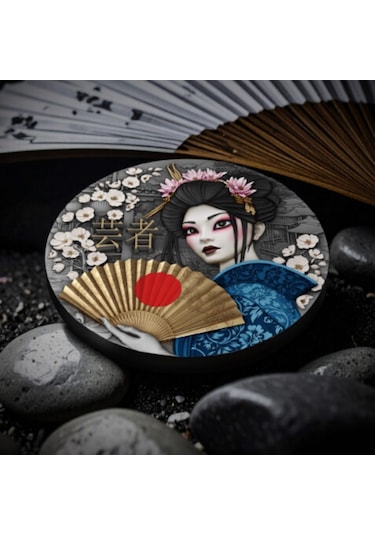 Agakulche Japon Geyşa Gümüş Sikke Coin