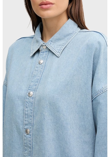 Calvin Klein Bayan Gömlek Lv047c709g X1o İndigo Indigo