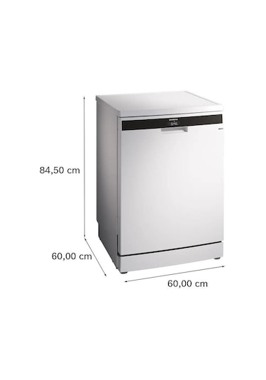 Siemens SN25EW63KT 6 Programlı 60 CM Solo Bulaşık Makinesi Beyaz