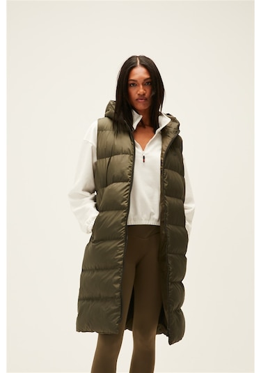 Bad Bear Wayfarer Vest Haki Yeşil Kadın Puffer Yelek-haki Haki