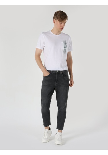 Colin's CL1063464_Q1.V1_DN00196 039 Lucas Slim Fit Düşük Bel Dar Paça Erkek Pantolon Mavi