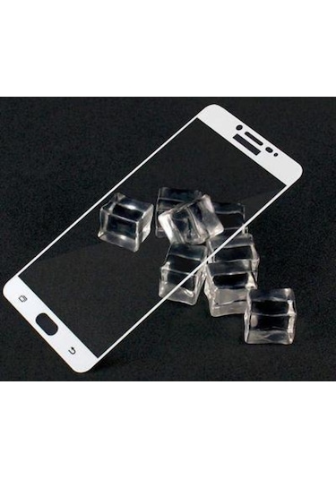 Galaxy C5 Pro Ekranı Tam Kaplayan Cam Koruyucu