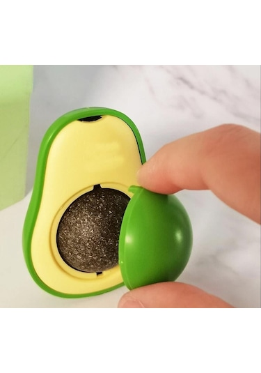 Eft Pet Avokado Catnip Avokado Kedi Çimi Topu Avokado Kedi Nanesi Oyuncağı