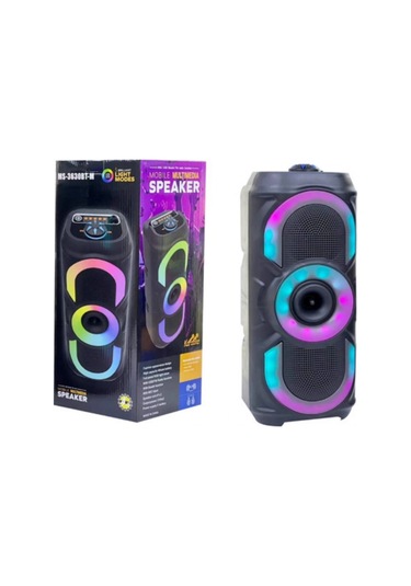 Pl-4525 Bluetooth Rgb Işıklı Speaker 4x2 Sd & Usb Girişli Güçlü Ses Sistemi