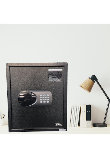 Yuma Ym-802-l Elektronik Şifreli Ve Anahtarlı Çelik Kasa