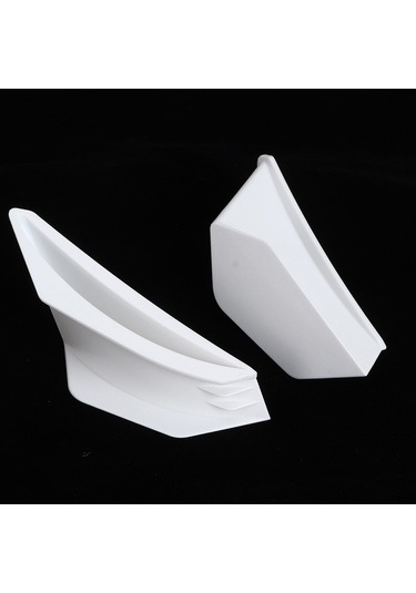Yingfu Motosiklet Aerodinamik Spoiler Kanatçıklar, Evrensel Beyaz Aksesuar, Modifikasyon Diğer