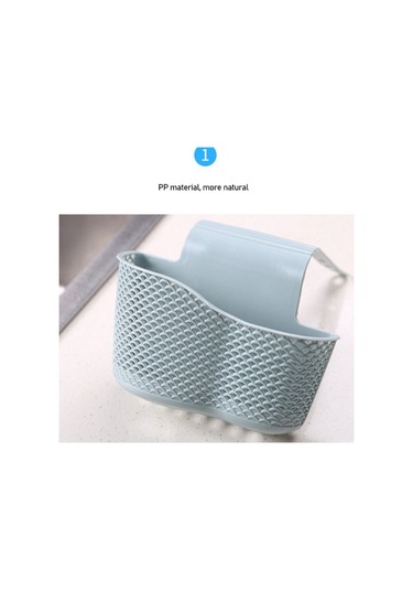 Qingmipy Küçük Mutfak Sulama Vanası Sponge Tutucu Abs Plastiği Hijyenik Su Akışı İle Evcil Temizlik Aleti Gri 15x5x12 Cm Yeşil