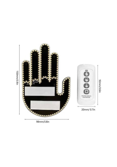 Parmak Led Çok Renkli