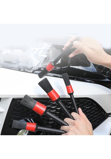 Oto Detay Fırçası, Araba Temizleme Fırçası, Islak Ve Kuru Kullanı