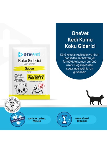 Onevet Kedi Koku Giderici Sabun Kokulu 25 Gr. 15 Adet Oc201b15