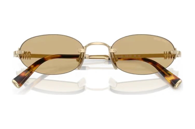 Mu Mua54s Zvn10r 51-20-140 Kadın Güneş Gözlüğü Altın