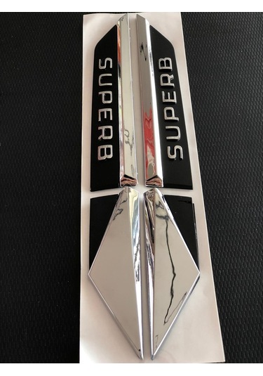 Skoda Superb Çamurluk Çıtası Logosu Arması