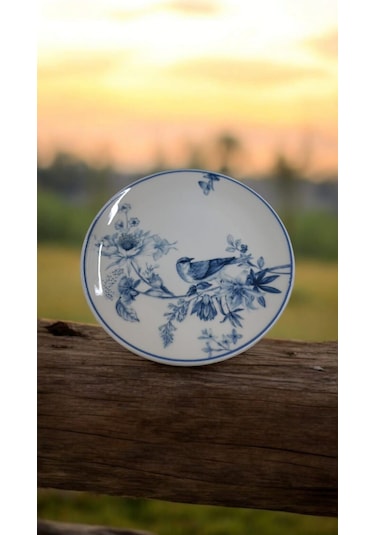 Evmutfak Güral Porselen 6 Adet 25 Cm Şuje Servis Tabağı 1891 Açık Deniz Yeşili