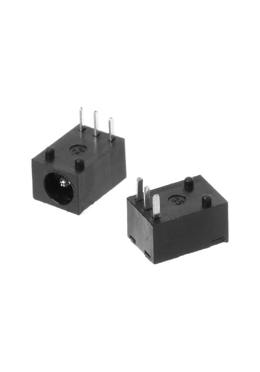 10 Adet Dc-003 3,5x1,3 Mm Dc Güç Fişi 3 Pinli Panel Montaj Konnektörü