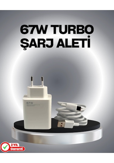 Buğz 67 Watt Güvenli Hızlı Şarj Adaptörü Samsung M31 M33 M51 Uyumlu