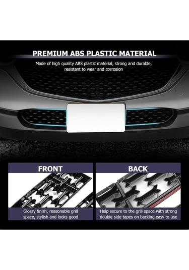 Xindoker Mazda Cx-30 2023-2025 Ön Izgara Korumalı Ağı - Abs Malzeme, 2 Adet, Araç Dış Dekorasyonu, Kolay Kurulum