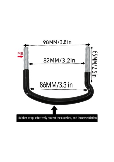 4 Adet Metal Araba U-cıvata Klipsleri Evrensel Tavan Kutusu Aksesuarları Kiti Kamyon U-cıvata Klipsleri,jwcwsq