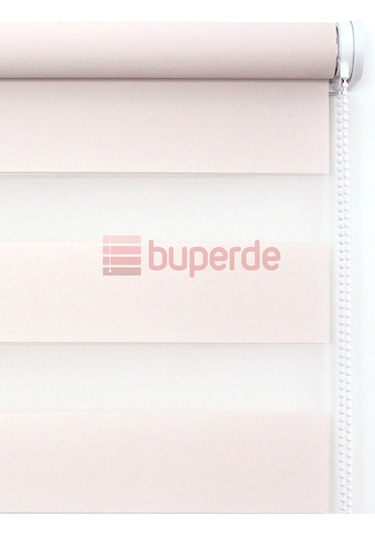 Buperde Pudra Pembe Eko Zebra Stor Perde