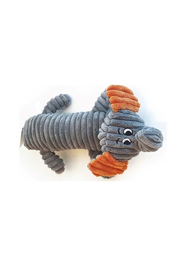 M-pets Bobby Peluş Fil Köpek Oyuncağı Gri 32x17x9 Cm 244-50029.01