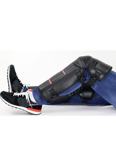 Dinosaurs Store 2 Adet Uzun Motosiklet Dizliği - Siyah Yeşil