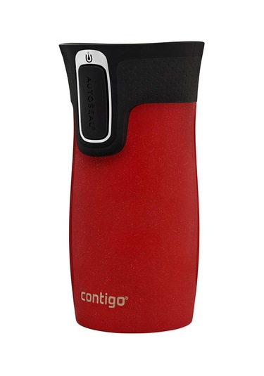 Contigo Westloop Mini Vakumlu Termos Matara Tek El Bas İç 300ml 2203554 Kırmızı