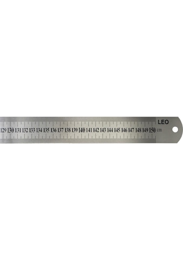 Leo Çift Taraflı Çelik Cetvel 1500 X 40 Mm