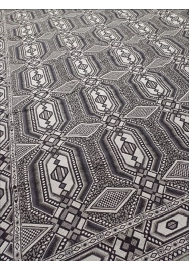 Savan Dokuma Halı Örtüsü 6m² 200 300 Kale Gri3 Gri