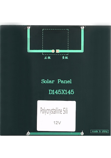 Moveevo 12v 3w Çok Kristal Güneş Paneli - Dıy Dış Mekan Enerji Kaynağı