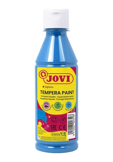 Jovı 502 Guaj Boya 250ml Açık Mavi Çok Renkli