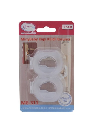 Miny Baby Mandallı Kapı Kilidi Koruması İkili Paket
