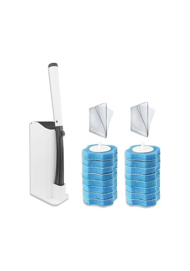 Tuvalet Fırçaları Tutucular Duvar Tuvalet W Kiti Tek Kullanımlık Tuvalet Fırçası Tutucu.tek Kullanımlık Tuvalet Temizleme Sistemi 16 Altın - Krom