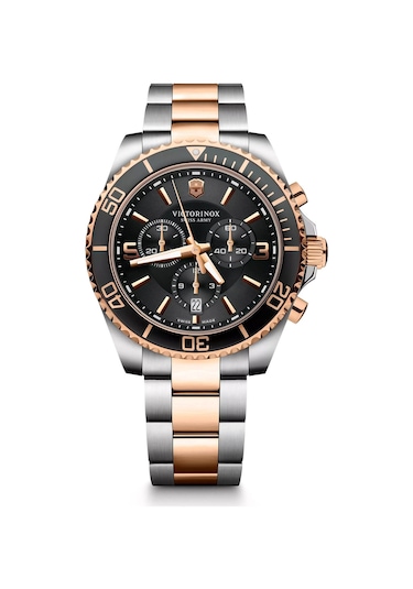 Victorinox Maverick Chronograph Vs 241952 Altın - Mavi